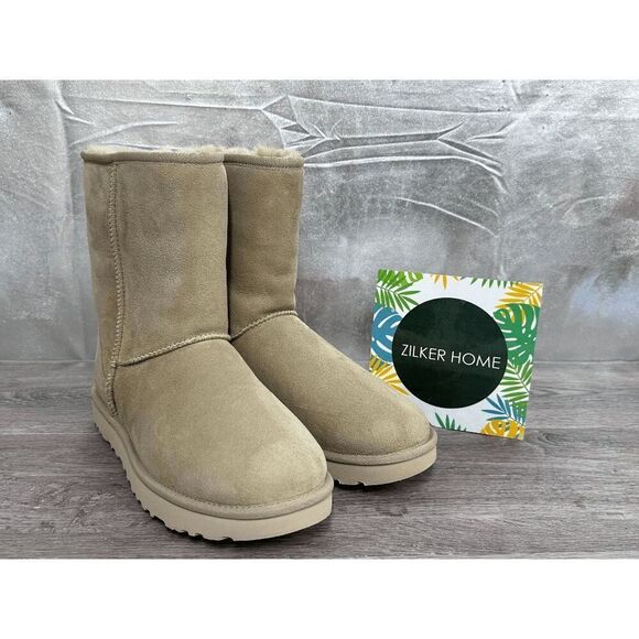 UGG Women's Classic Short II Boots Mustard Seed 10M